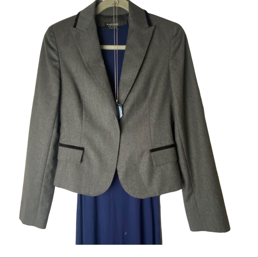Marlowe Wool Fitted Jacket Made in Italy